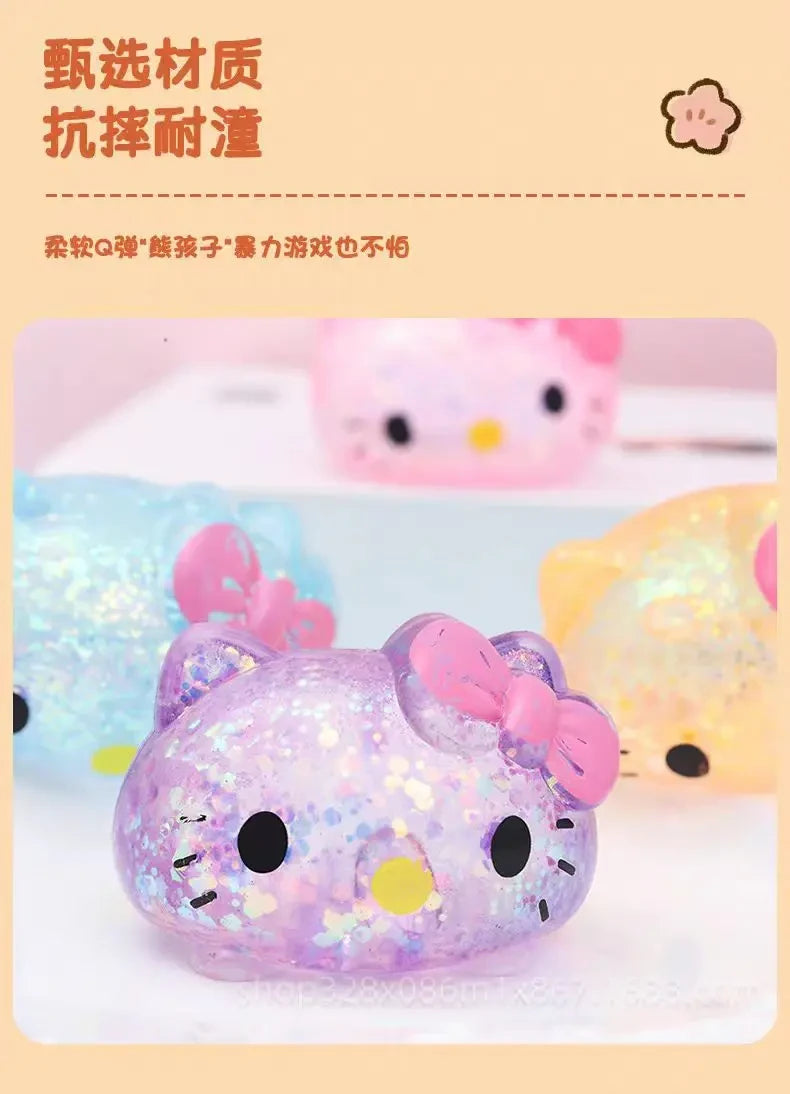 Mystery Glitter Kitty Squishy – 1 Random Pick
