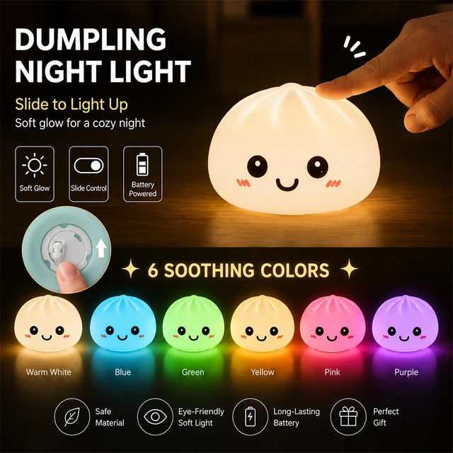 Colorful Glow Dumpling – Light-Up Dumpling Toy