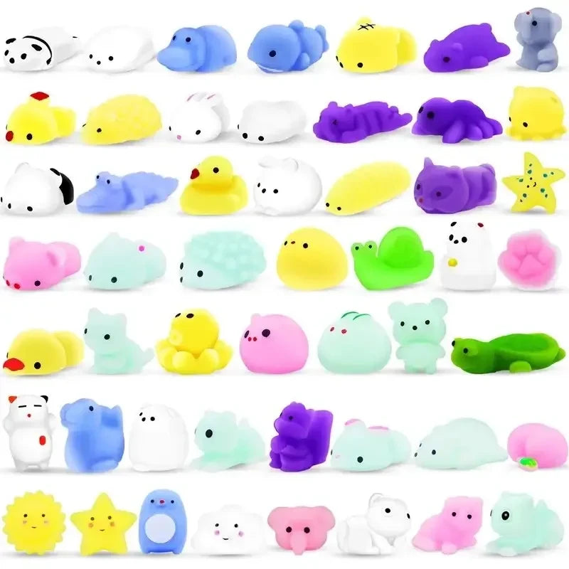 20-Pack Mystery Mini Animal Squishies – Random Cute Squishy Friends