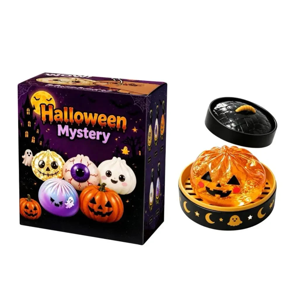 Halloween Ghost Dumpling Squeeze Toy