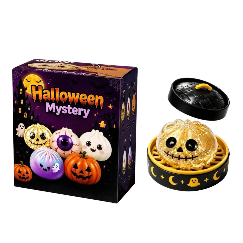 Halloween Ghost Dumpling Squeeze Toy