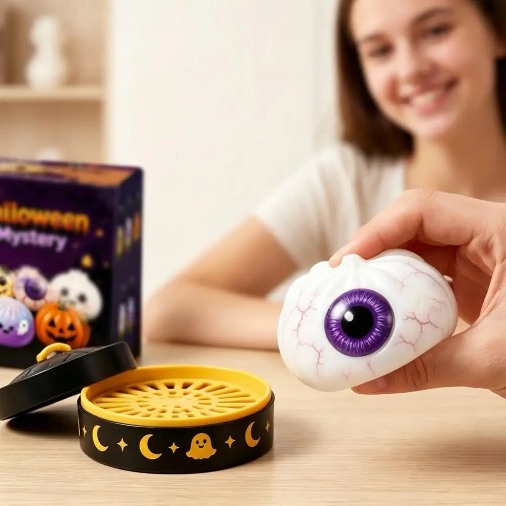 Halloween Ghost Dumpling Squeeze Toy