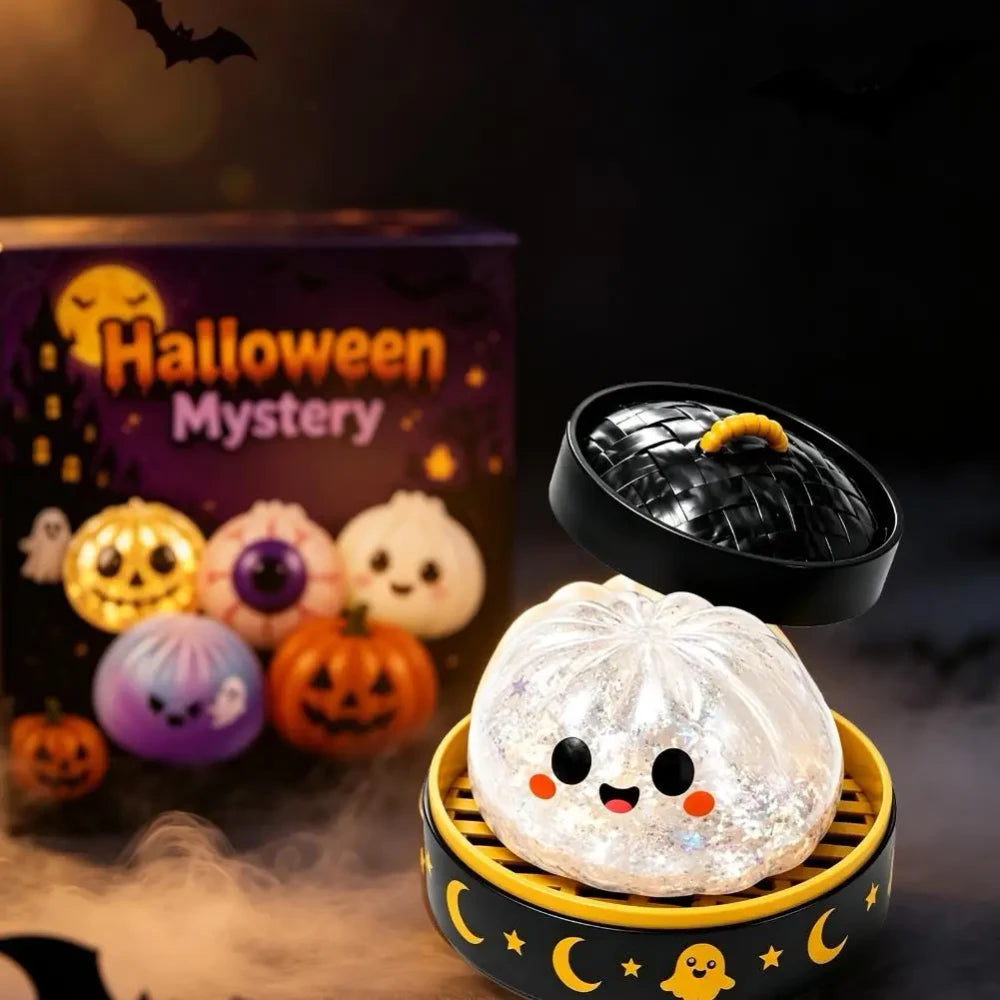 Halloween Ghost Dumpling Squeeze Toy