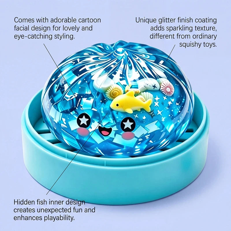 Ocean Ghost Dumpling Fidget Toy