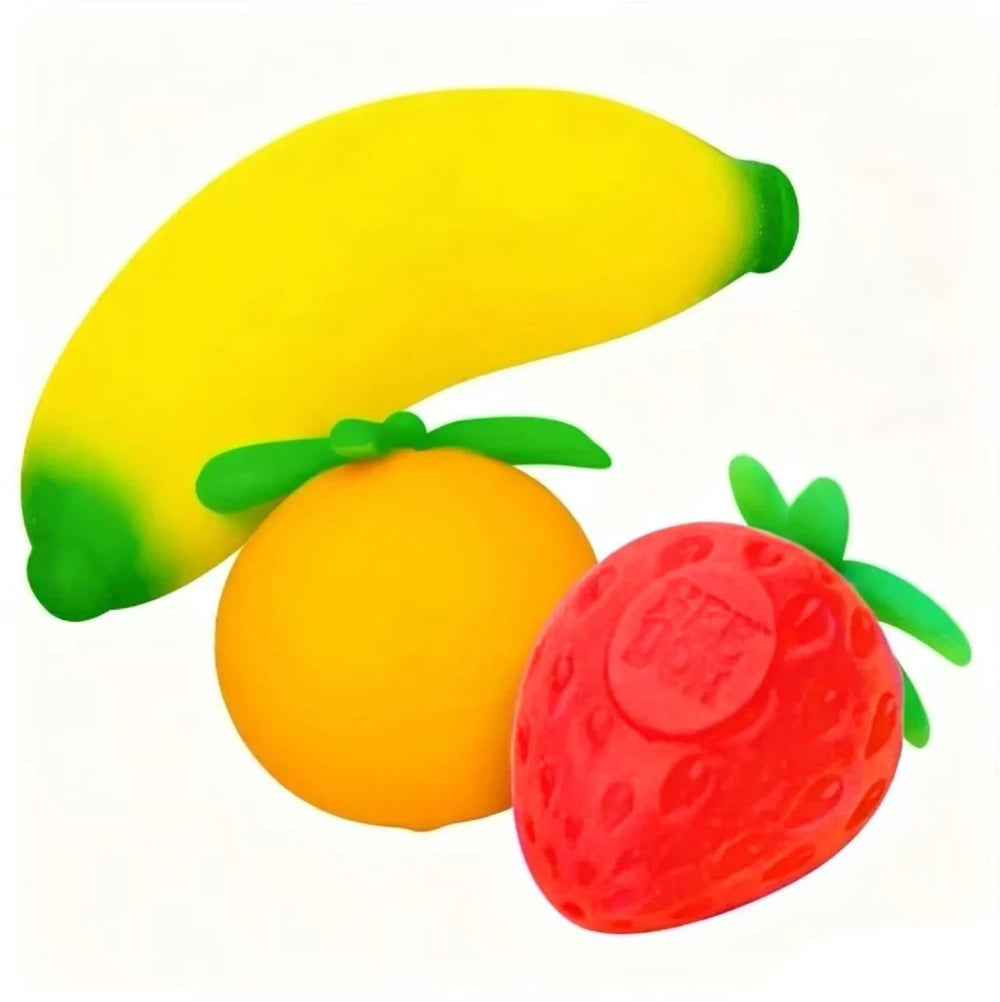 Groovy Fruit Squishy Set