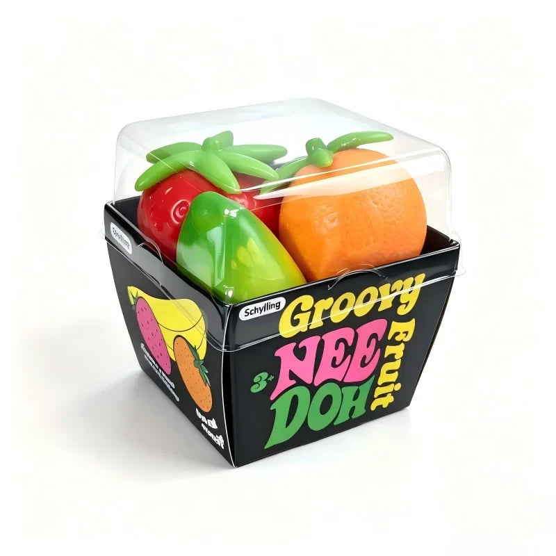 Groovy Fruit Squishy Set