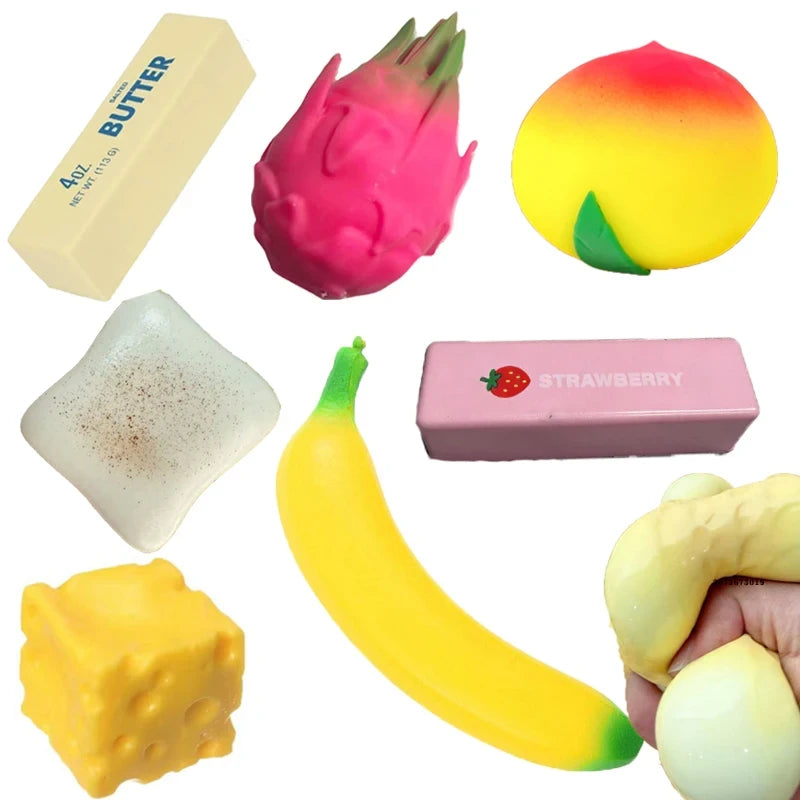 Snack &amp; Squish Collection 🍓🧈🍞