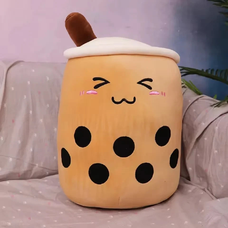 Boba Bestie Plush – Kawaii Bubble Tea Pillow