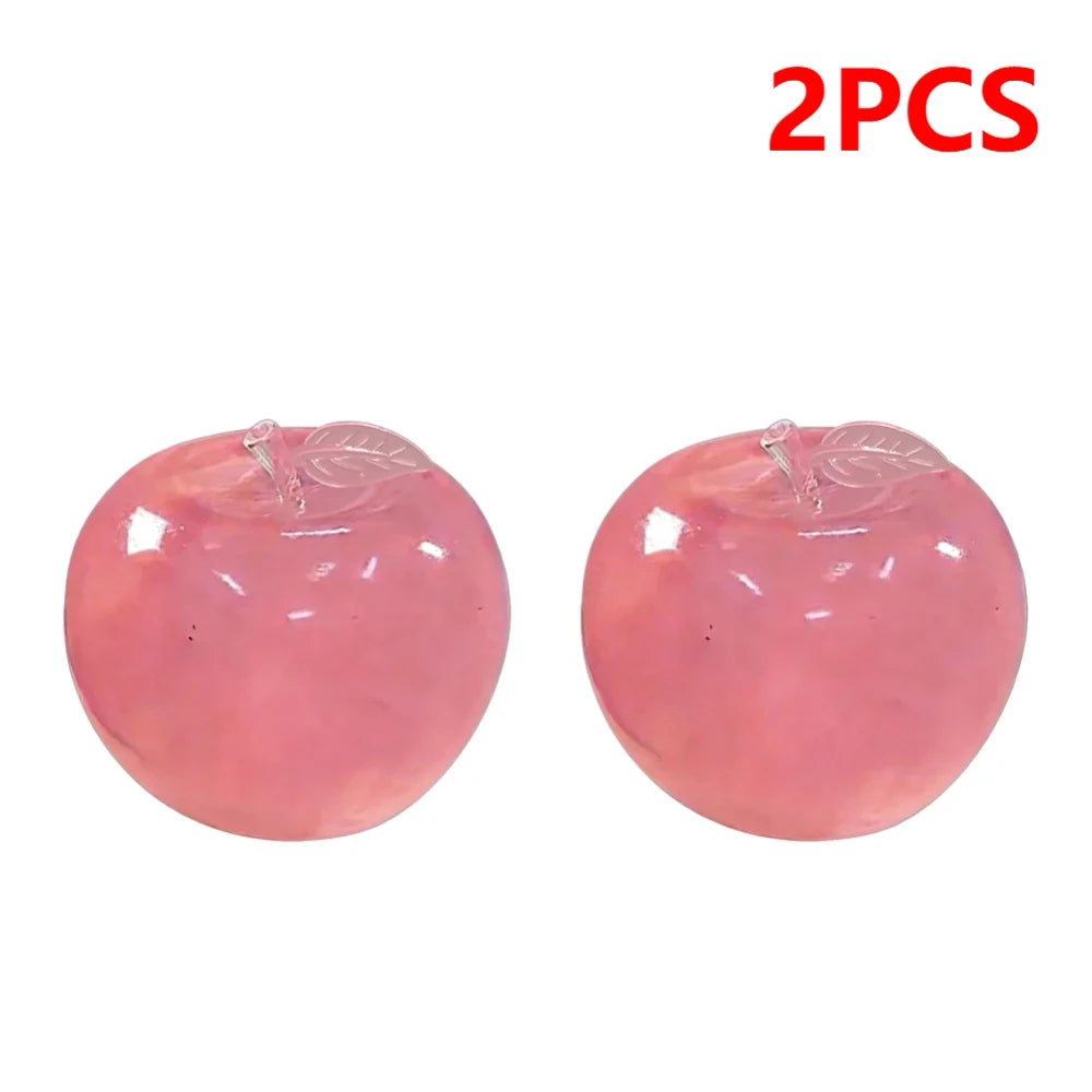 Apple Squishy – Green & Pink Squeeze Toy
