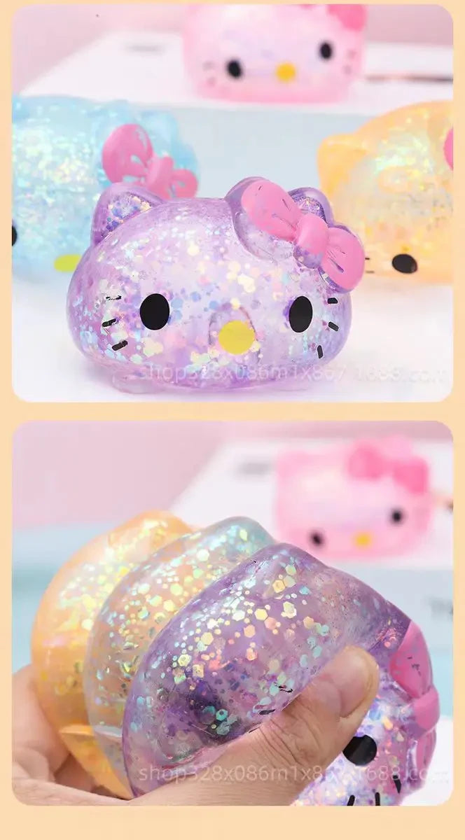 Mystery Glitter Kitty Squishy – 1 Random Pick