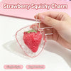 Berry Bestie Squishy Charm – Strawberry Squeeze Keychain