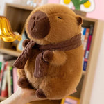 Cozy Capy Bestie – Scarf Capybara Plush