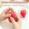 Berry Bestie Squishy Charm – Strawberry Squeeze Keychain