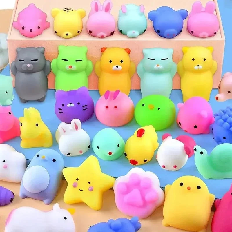 20-Pack Mystery Mini Animal Squishies – Random Cute Squishy Friends