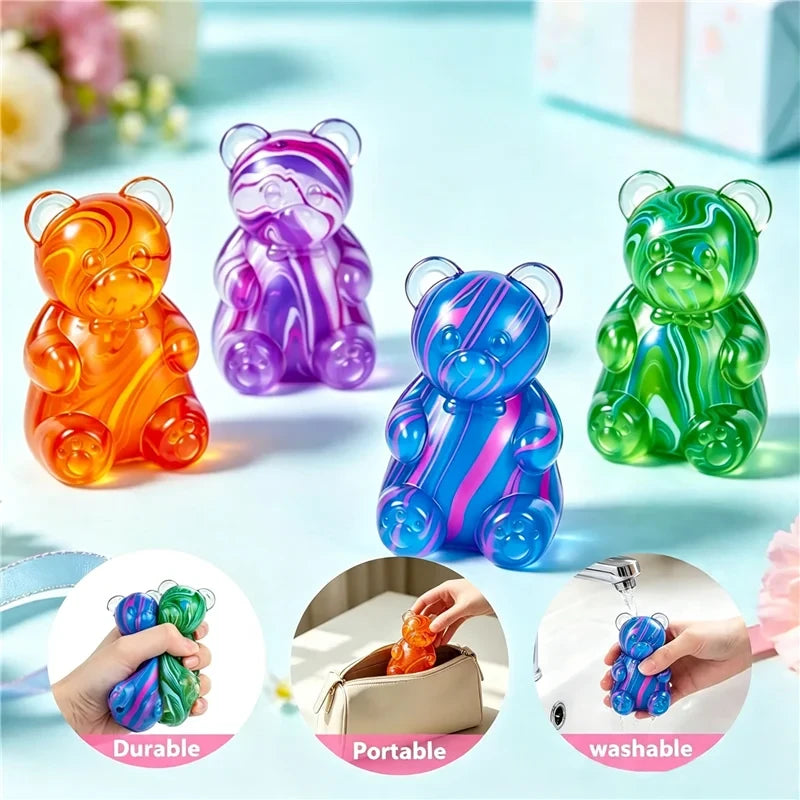 Jumbo Gummy Bear Squishy – Jelly Squeeze Sensory Toy
