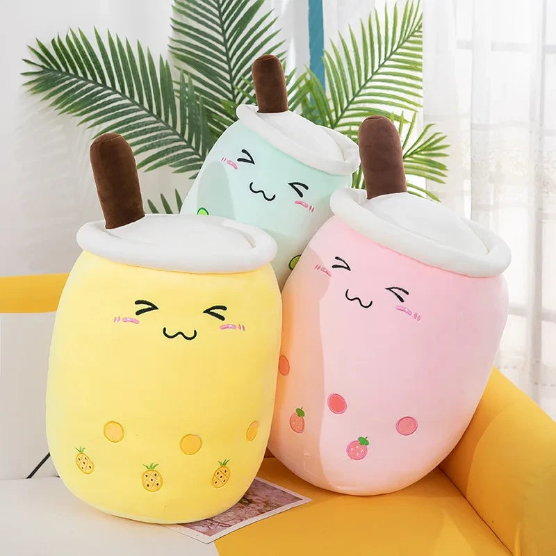 Boba Bestie Plush – Kawaii Bubble Tea Pillow