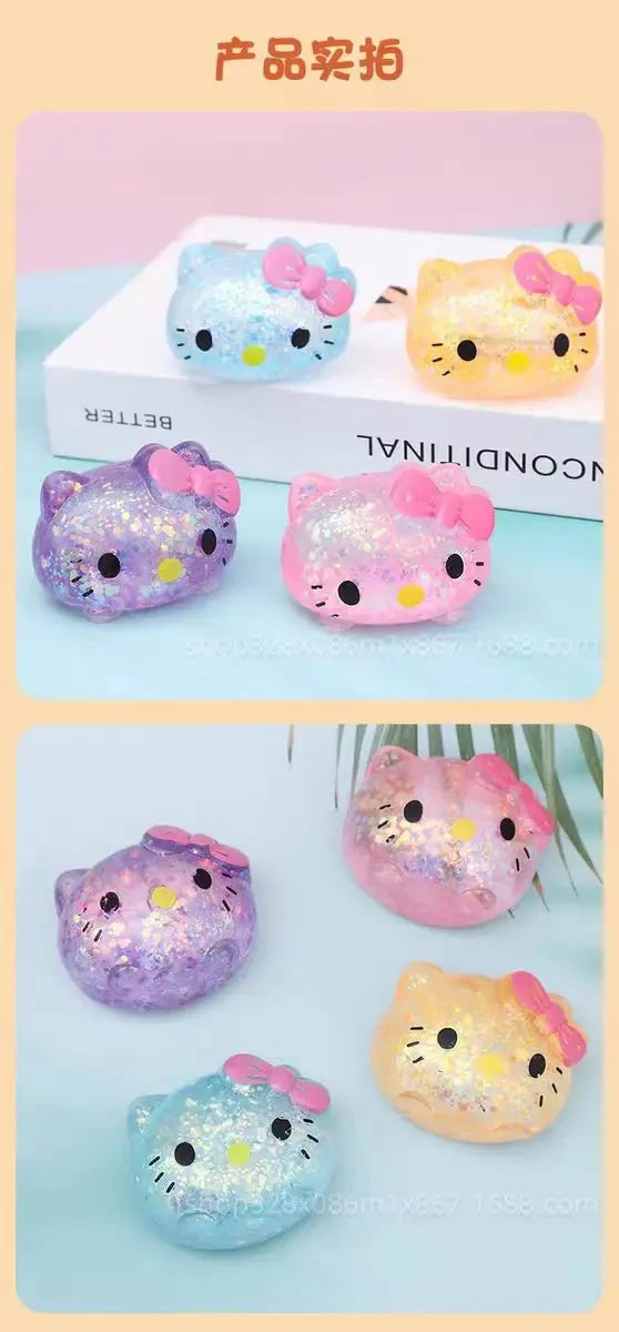 Mystery Glitter Kitty Squishy – 1 Random Pick