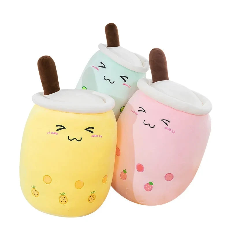 Boba Bestie Plush – Kawaii Bubble Tea Pillow